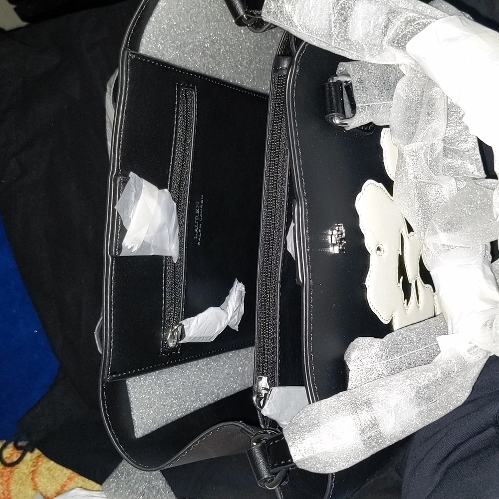 Lauren By Ralph Lauren Satchel Purse - Picture 5 of 7
